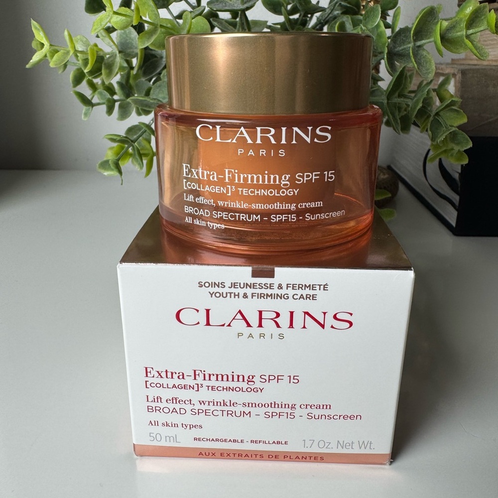 Clarins Extra Firming SPF 15 Moisturizer Wrinkle Smoothing Cream 50mL